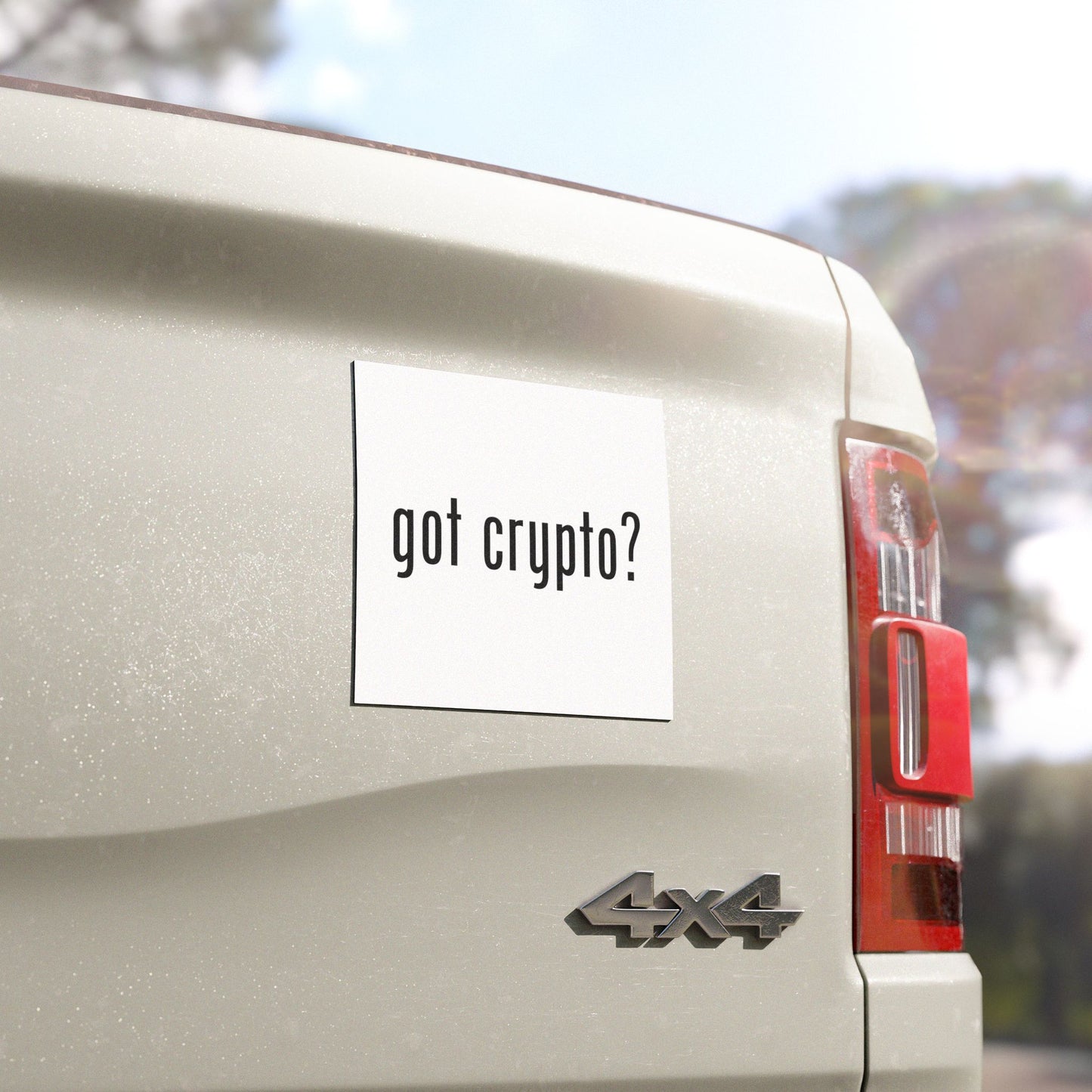 Crypto Car Magnet