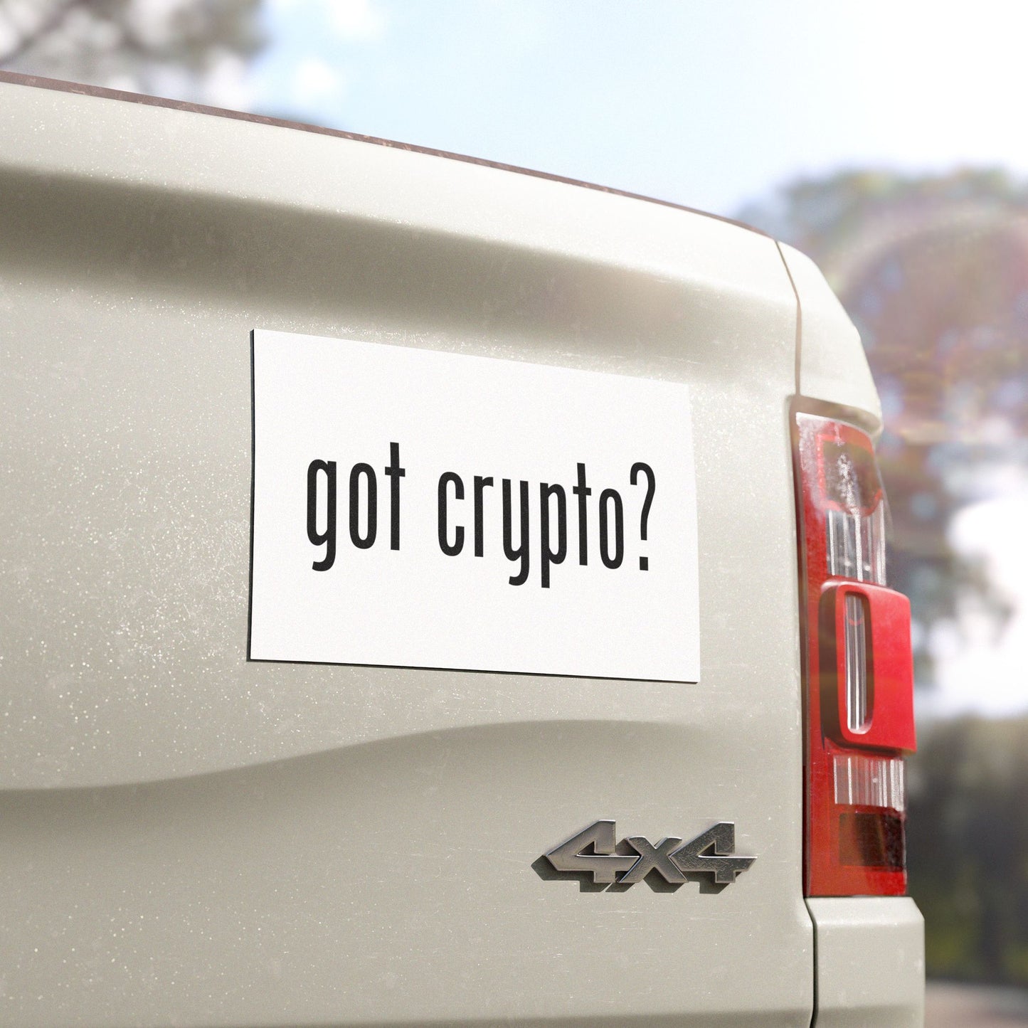 Crypto Car Magnet