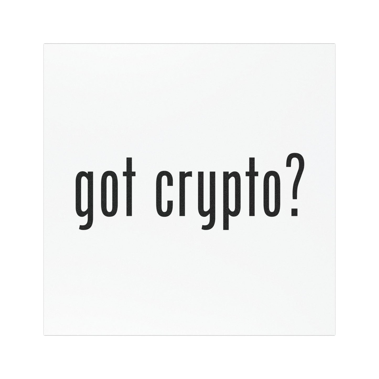 Crypto Car Magnet