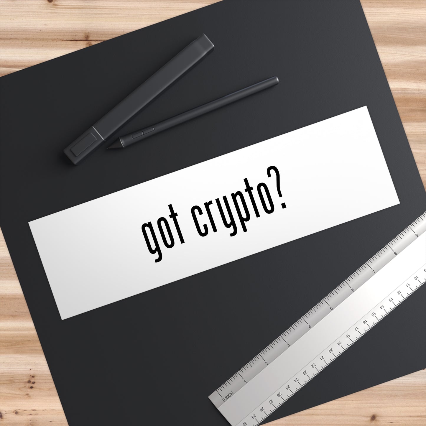 Got Crypto Bumper Sticker