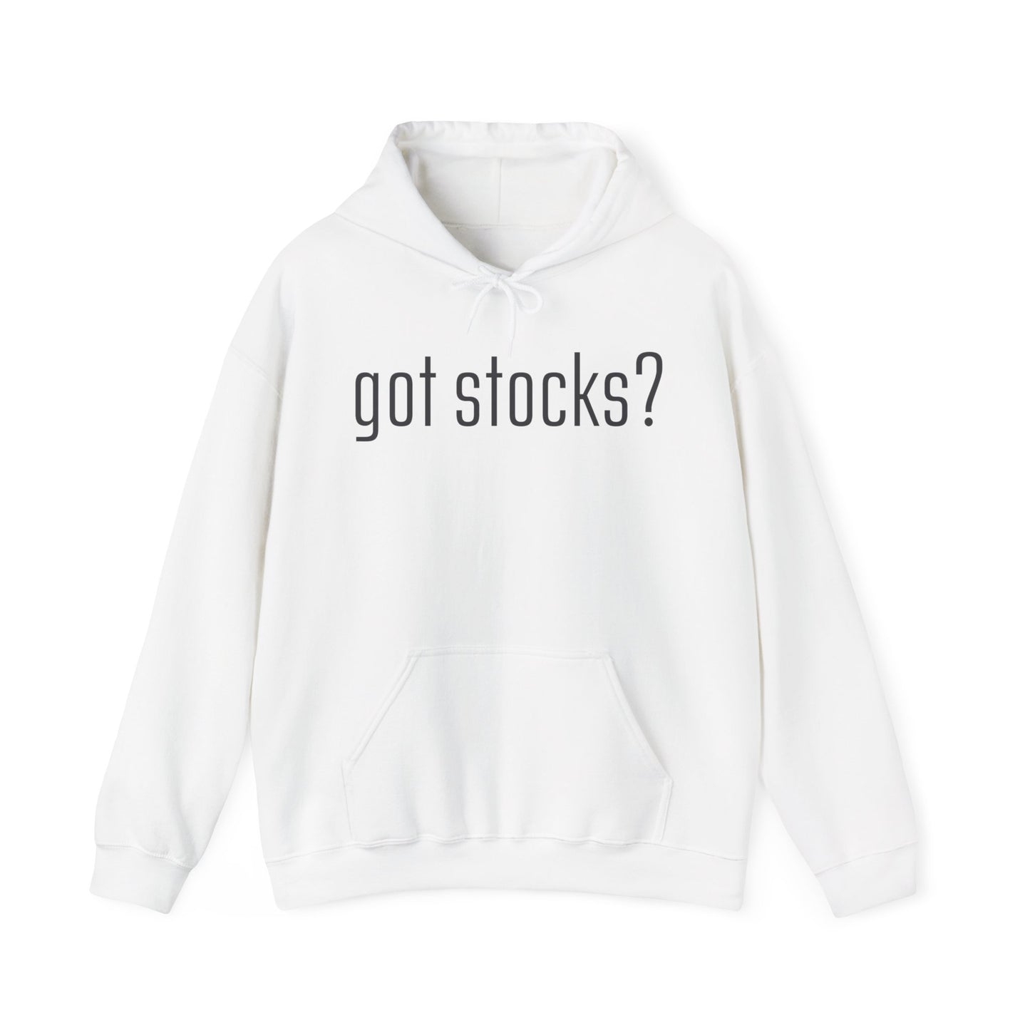 White Got Stocks Hoodies