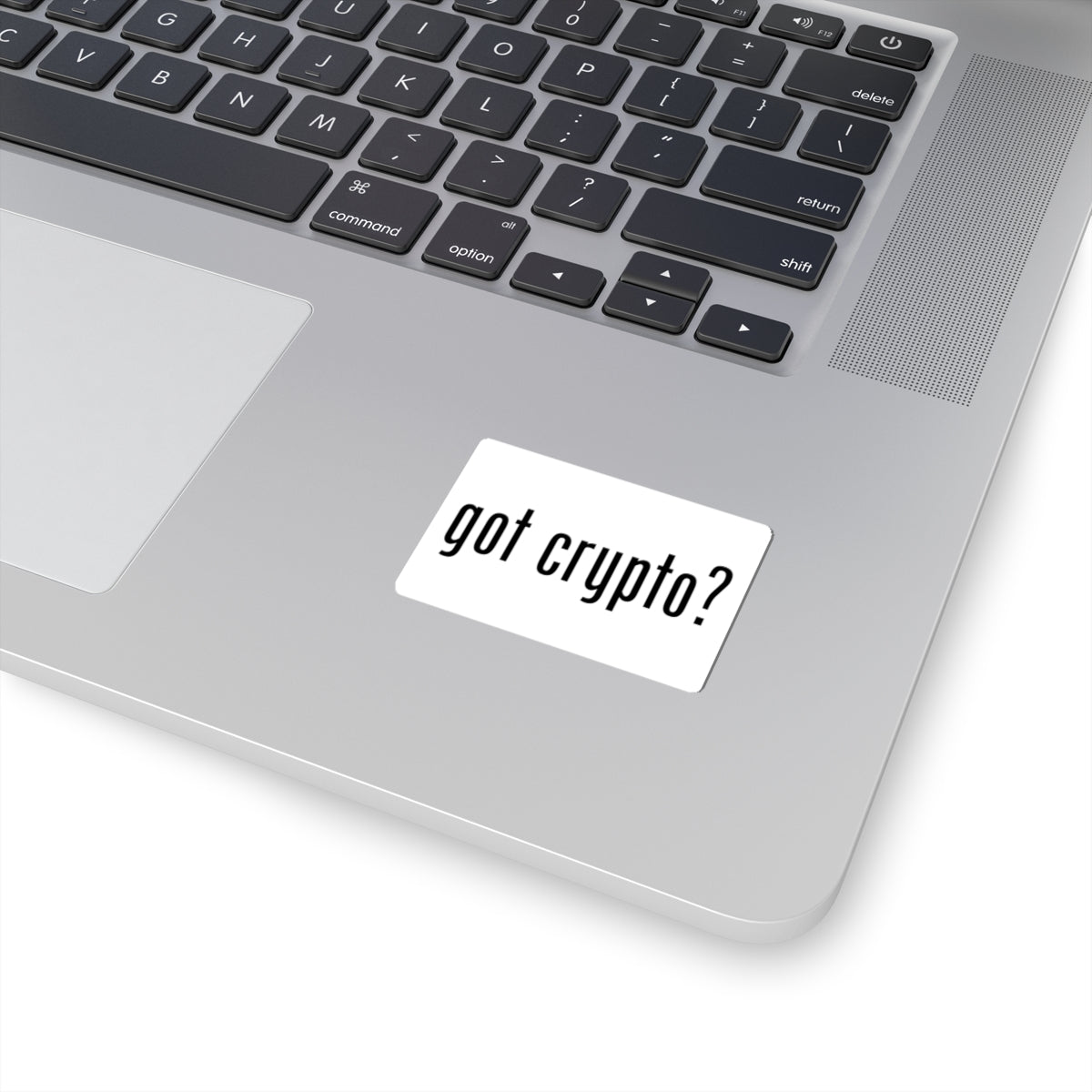 Cryptocurrency Kiss-Cut Stickers - 'got crypto' Design