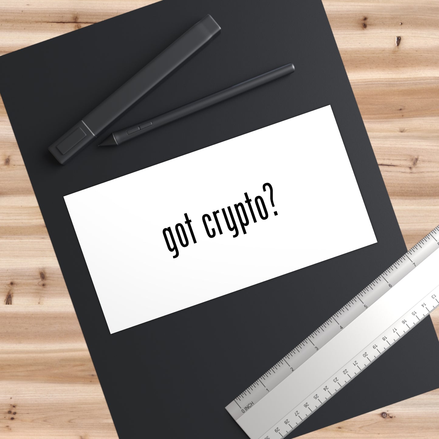Got Crypto Bumper Sticker