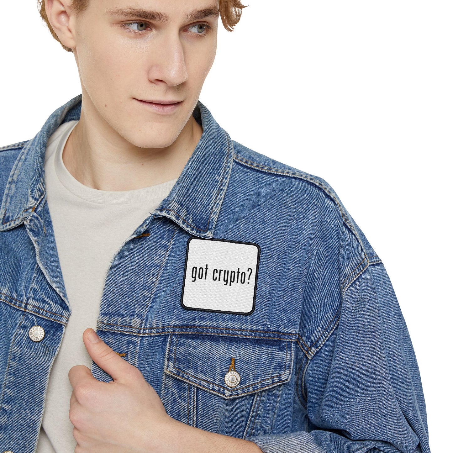 Got Crypto Iron-On Patches