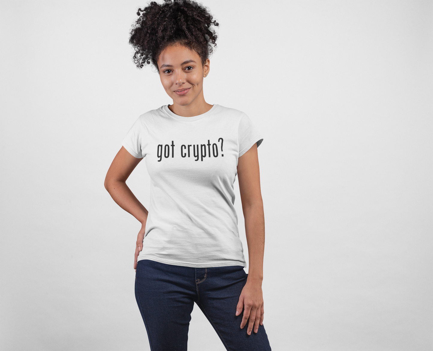 got crypto Unisex White T-Shirt