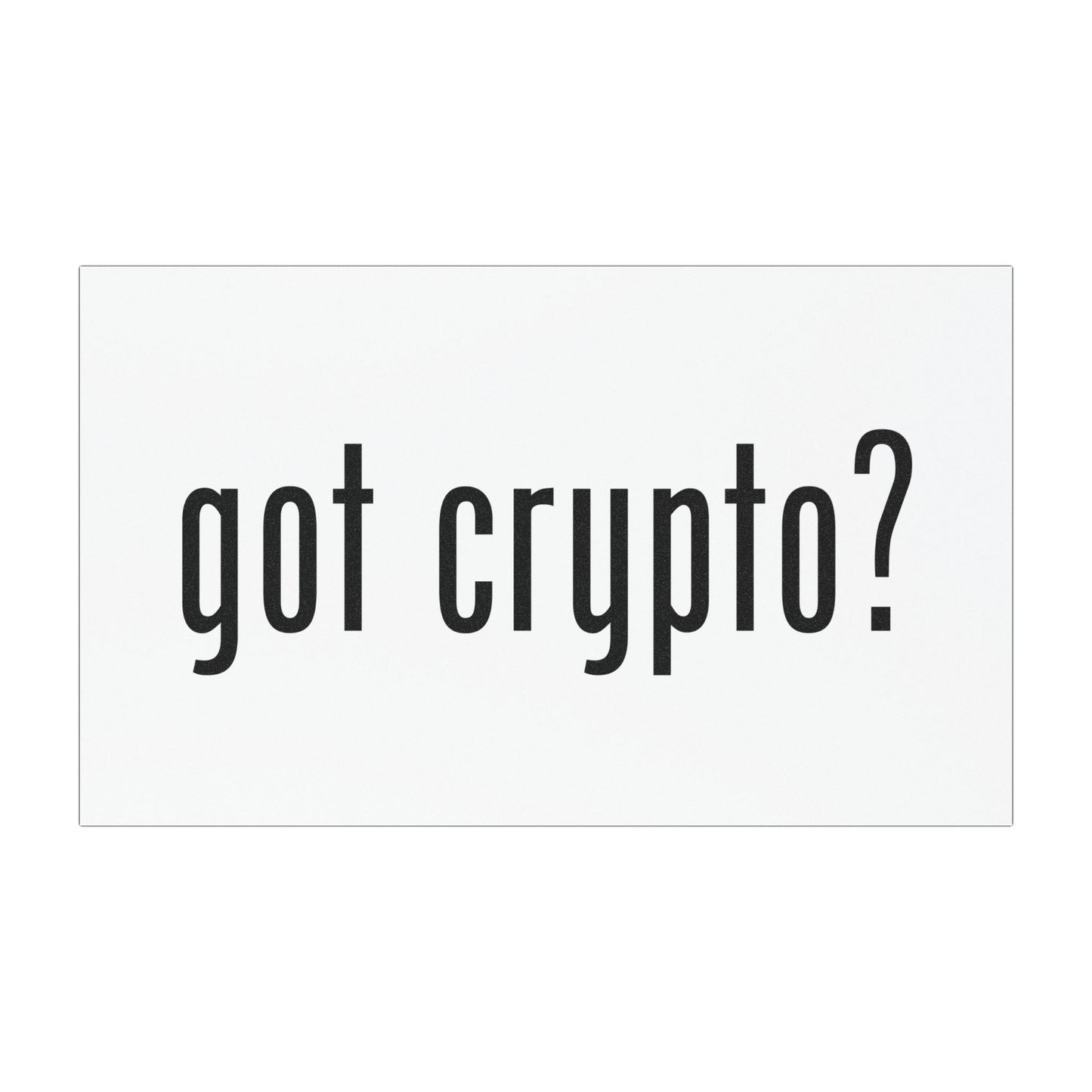 Crypto Car Magnet