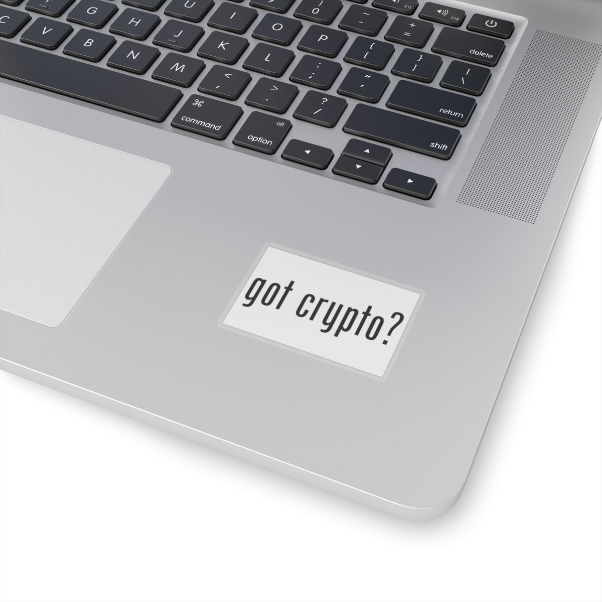 Cryptocurrency Kiss-Cut Stickers - 'got crypto' Design
